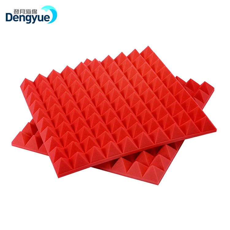 Acoustic Foam Panels 50 * 50 * 5  Sound Absorbing Dampening Wall Foam modern Pyramid acoustic foam