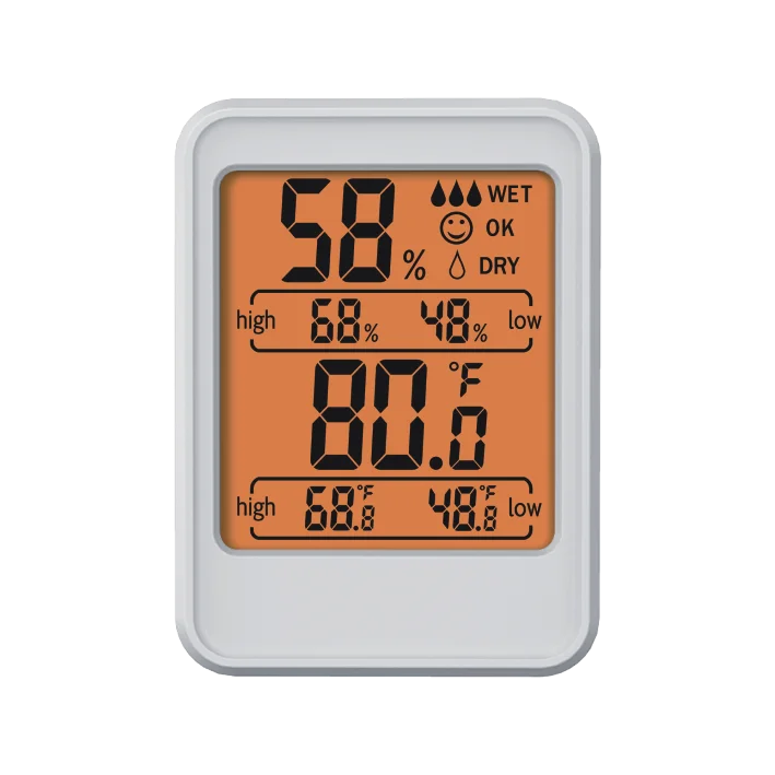 Mini LCD Indoor Electronic Humidity Meter Weather Station Temperature Sensor Gauge Home Digital Thermometer Hygrometer
