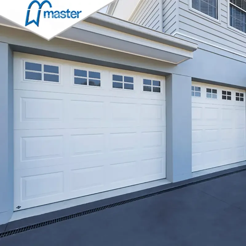 2023 wholesale standard modern style remote control automatic overhead sectional garage door with high quality