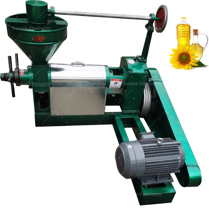 6YL-80 100kg/h Small soybean peanut oil extractor Sunflower seeds oil press machine