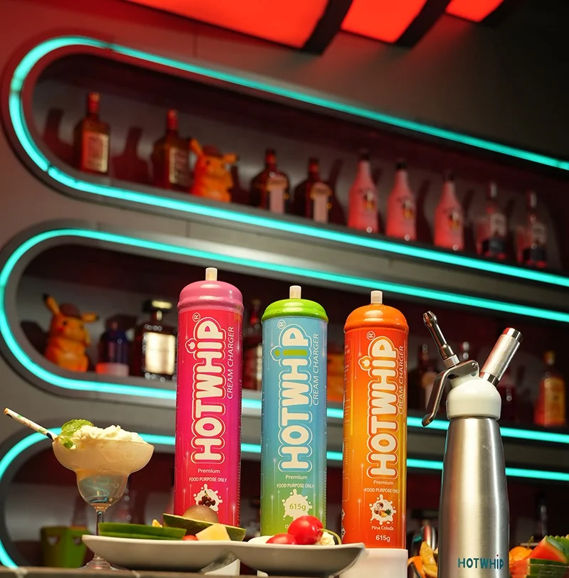 Factory Supply Pure 99.9% Whipped Cream Charger Cracker Cream Chargers 615G Gas Cylinder