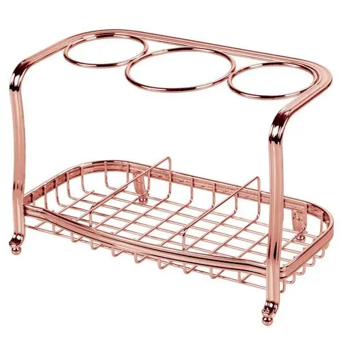 
Vanity Countertop Hair Dryer, Tool Holder Rack 