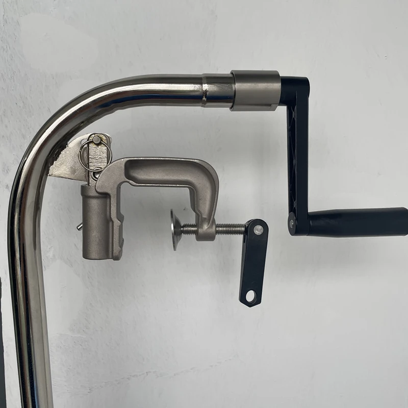 Manual Outboard Motor Propeller Hand Boat Motor Propeller Inflatable Boat Motor No Noise Powerful around 5HP