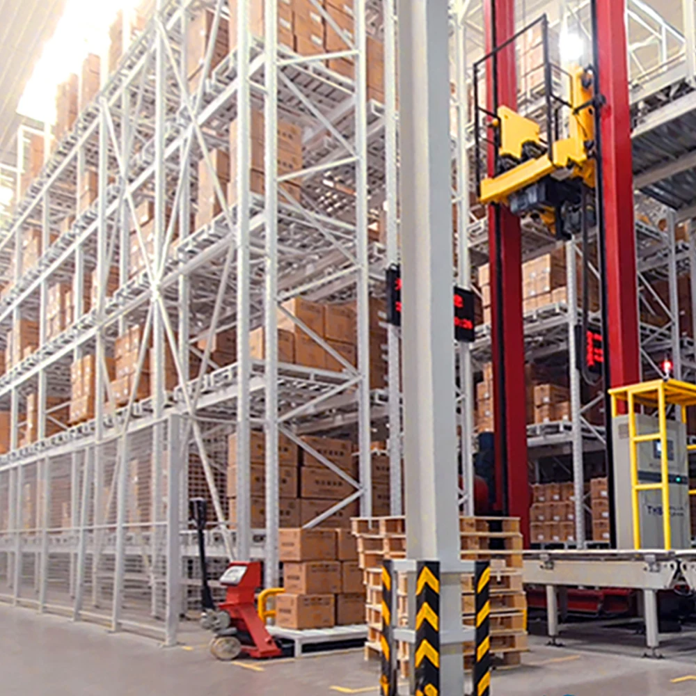 Automatic Shelving Units Racks Metal Stacking Warehouse Racking Stacker Crane Automatic Racks Automated Storage ASRS System
