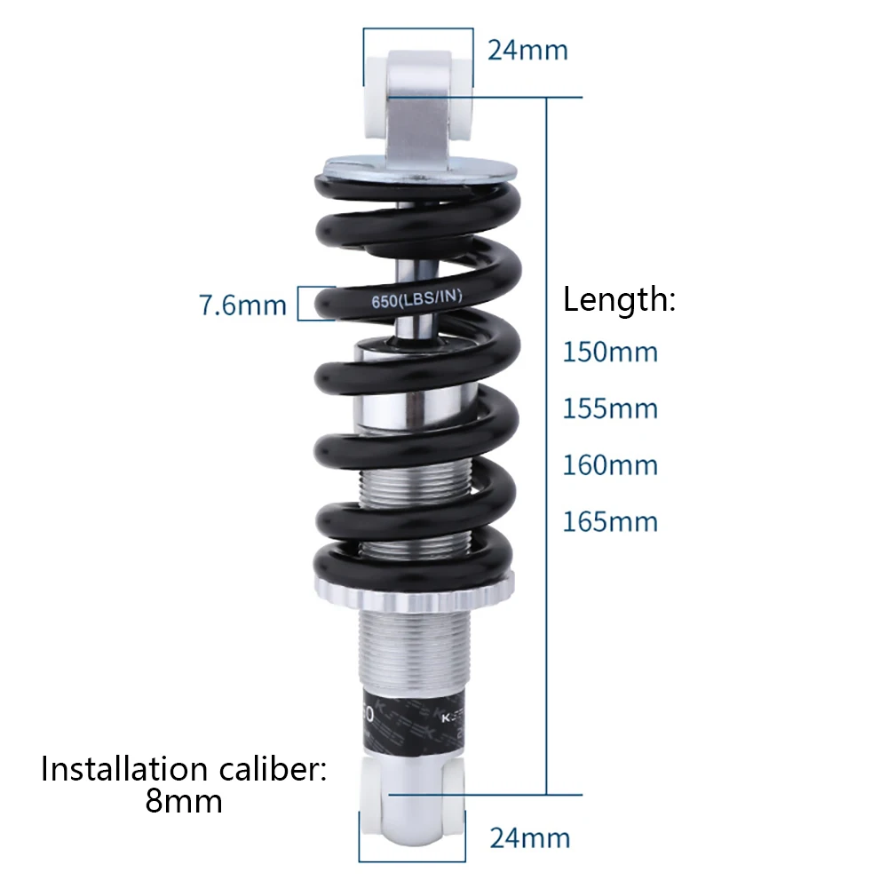 KS 260 pound Bicycle rear spring shock absorber mountain bike shock