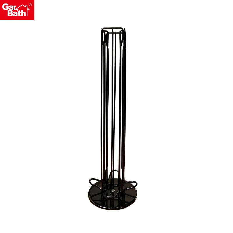 Modern Black Design Coffee Pod Storage Carousel Holder Organizer Home or Office Kitchen Counter Organizer