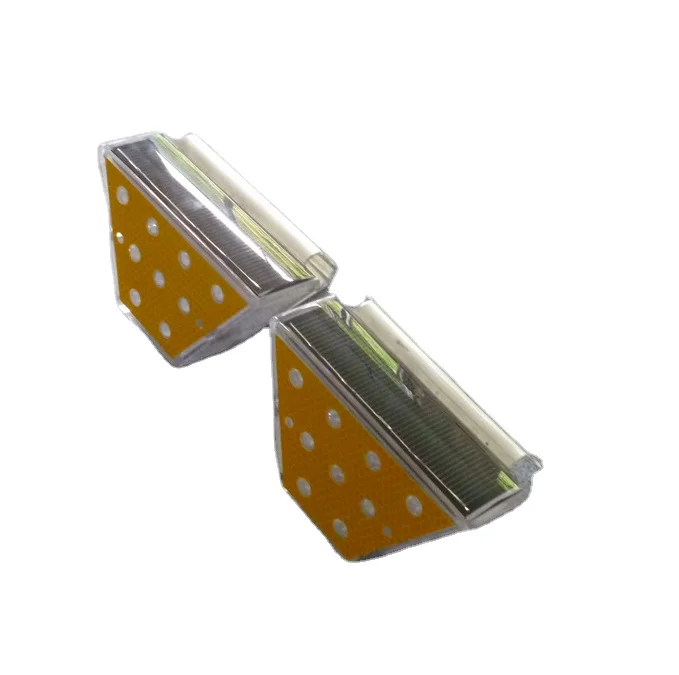 9 LED a side Solar Powered Guardrail Attached Trapezoid LED Flashing Delineator