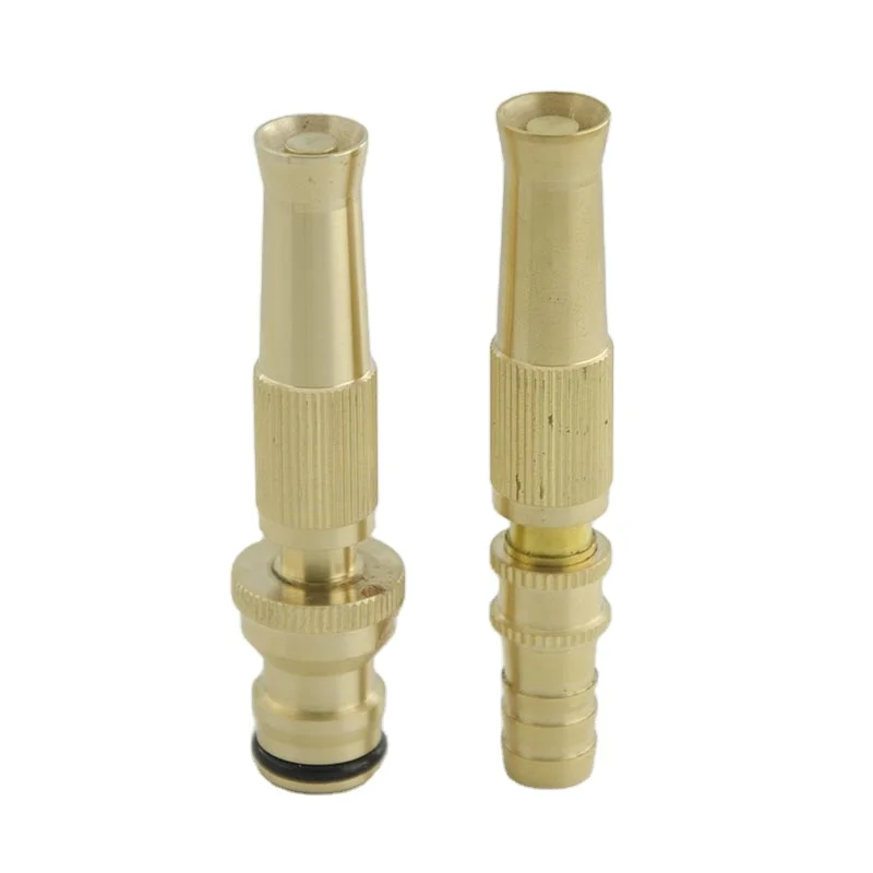 
Fast Connect Brass Mist Adjustable Spray Nozzle For Garden 