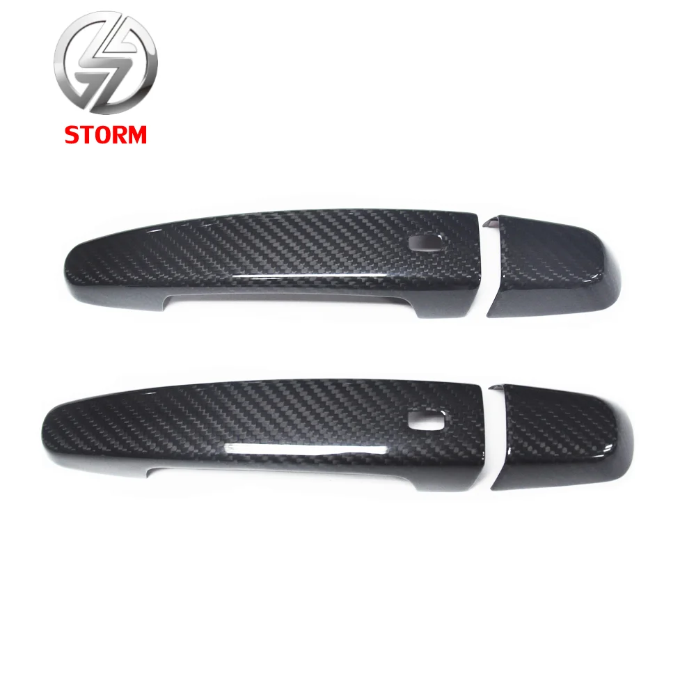 For Chevrolet Camaro 2016 2017 Carbon Fiber Door Handle Cover