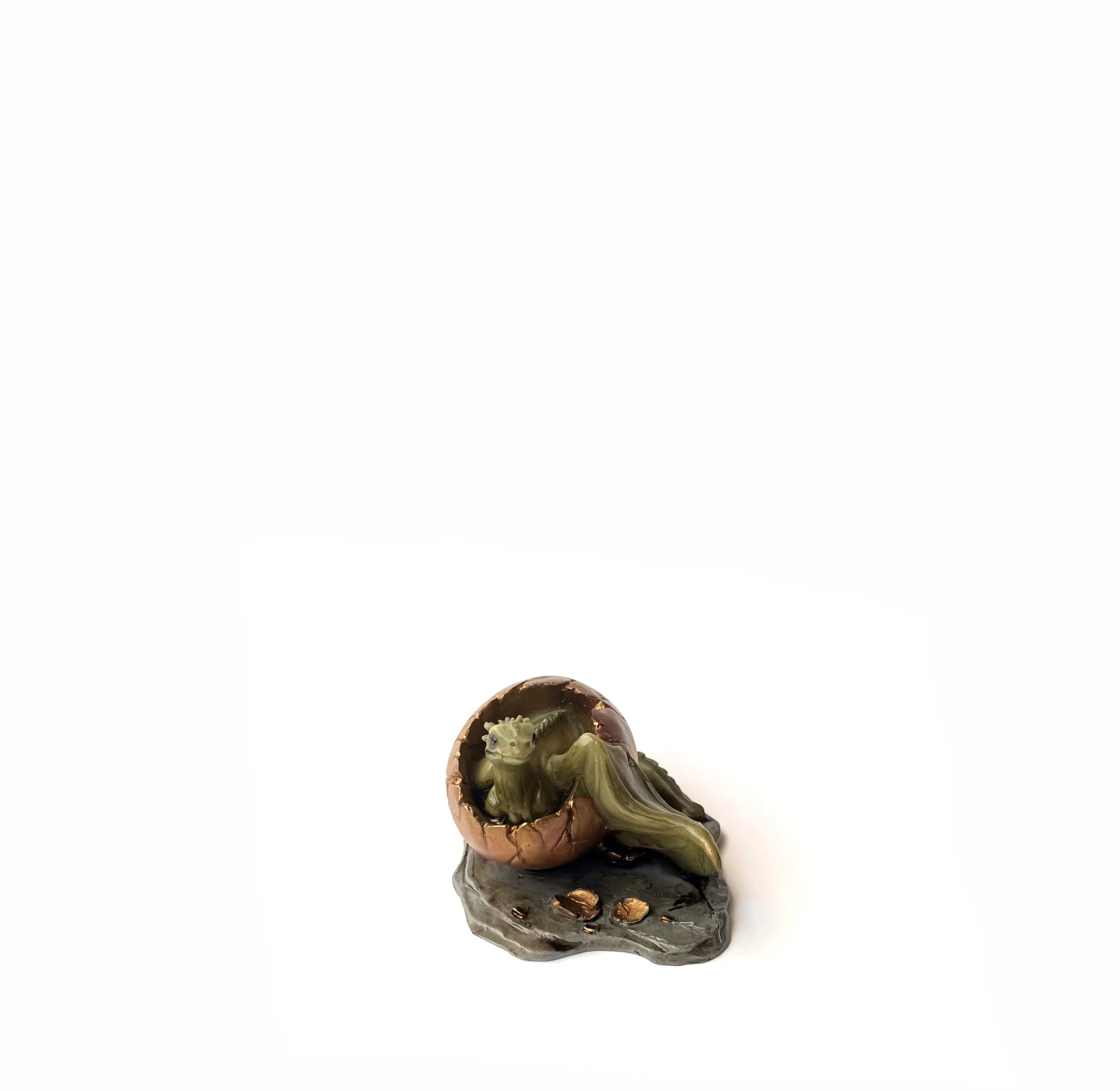 Resin Wizardry Dragon Baby and Egg Ornament Collection for Harry Fans Gift