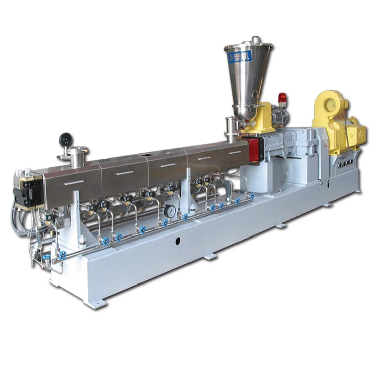 Shj Series Plastic Color Masterbatch Extruder Parallel Twin Screw Granulator Machine