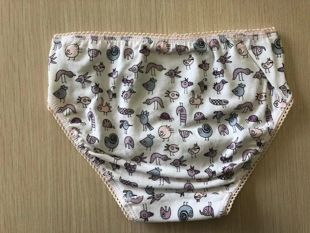 Puberty Girl Cute Cartoon Underwear Teenage Briefs Comfortable Panties