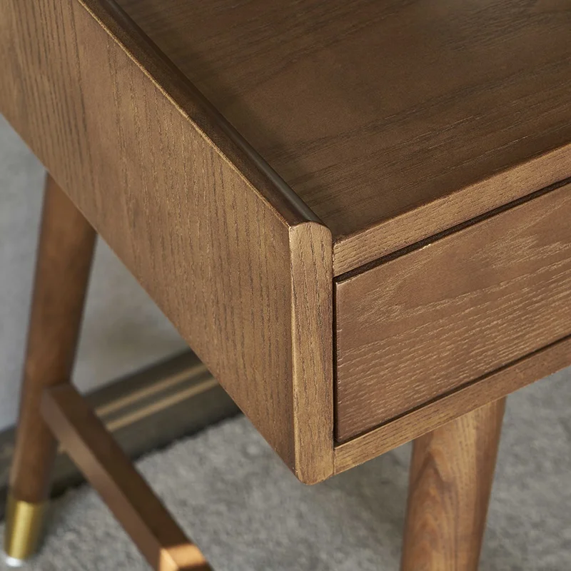 Home Office Furniture Wooden Modern Nordic Style Writing Table With Chair