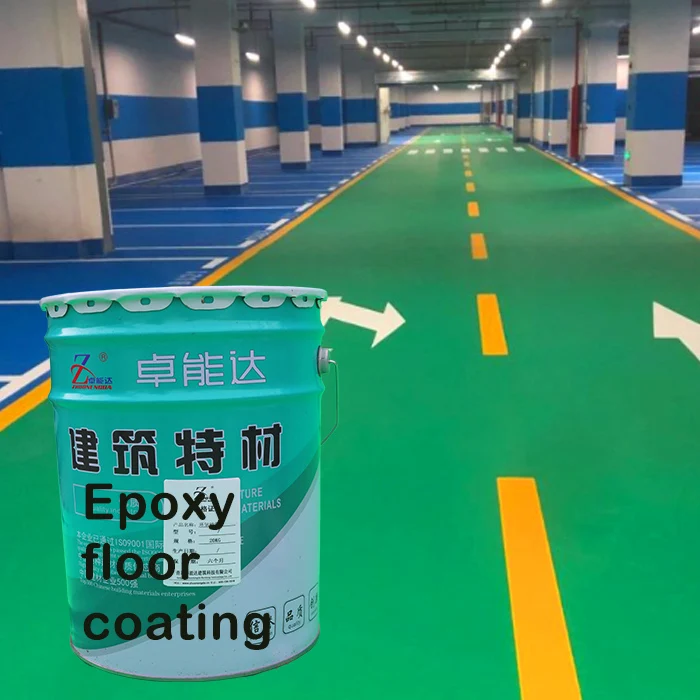 Waterborne Concrete Floor Paint Coating Solvent-free Epoxy Transparent Top Coat Paints for Garage Floor coating