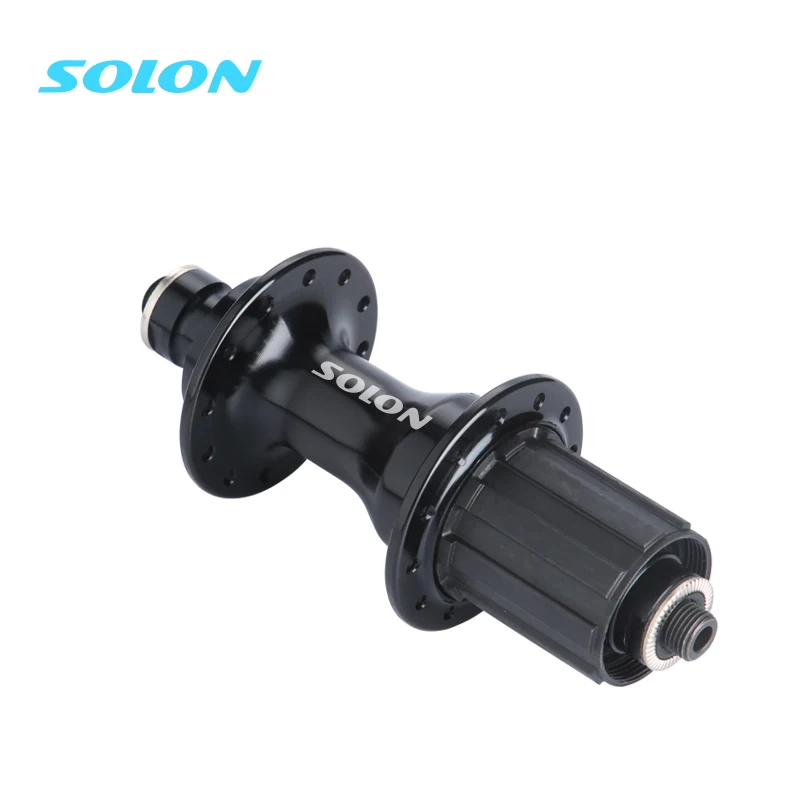 SOLON DH-505R V- Brake Bicycle hub 28 32 Hole Rear cycle hub 2 Bearings  Road Bike Hubs for Shimano 8/9/10 S