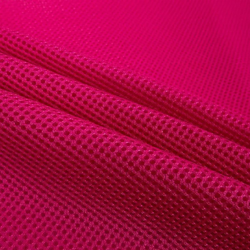 White Polyester Mesh Fabric Power 100% Recycled Polyester Mesh Fabric Stretch