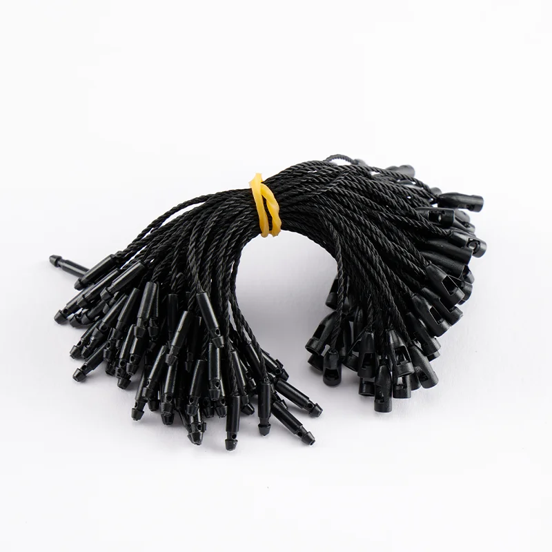Hot Selling Colors Available in Multiple Colors   1000 Pieces Per Pack Polyester Rope Clothing Label hang Tag  String