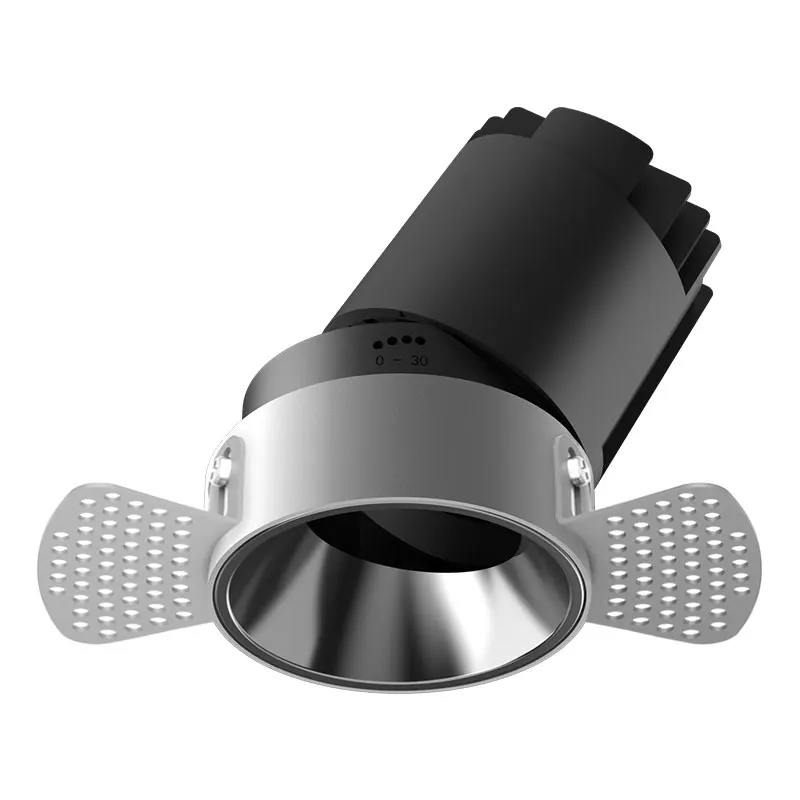 Настраиваемый светодиодный круглый потолочный светильник холодного белого света DC37V 12W COB без мерцания с умным управлением