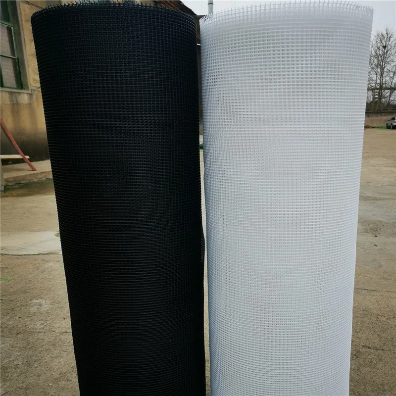Квадратная и Алмазная сетка HDPE белая черная 6*6 мм 1*30 м пластиковая для забора
