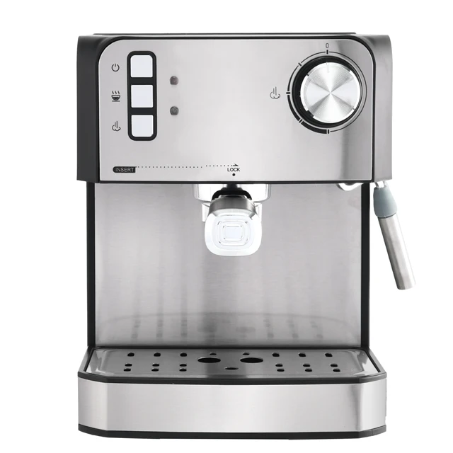 2022 New Design  Automatic Latte Coffee Machine Italian Espresso Pump Coffee Maker with Pressure Gauge Commercial use