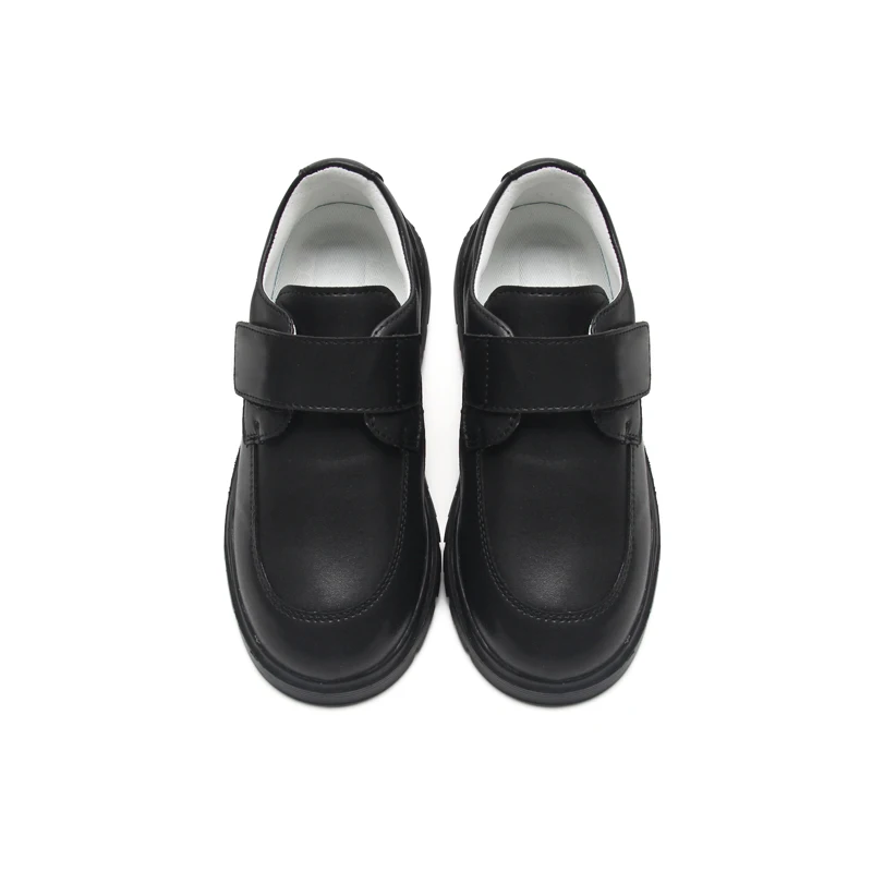 Babyhappy Classic Leather Shoes British Style Children Wedding Party School Performance Student Black Shoes For Kids Boys