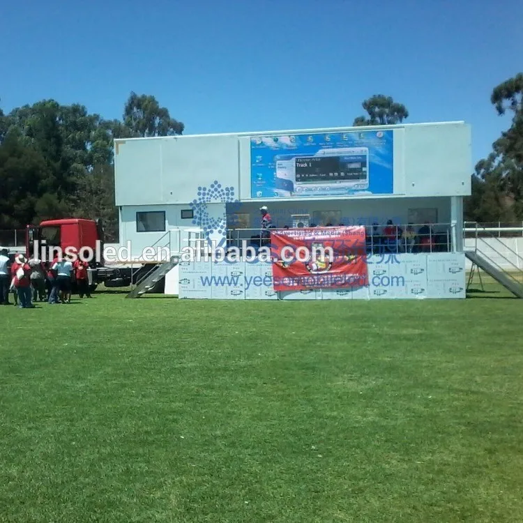 
stage truck, LED container YES-C40 for big events and road show, fresh forged in china factory 