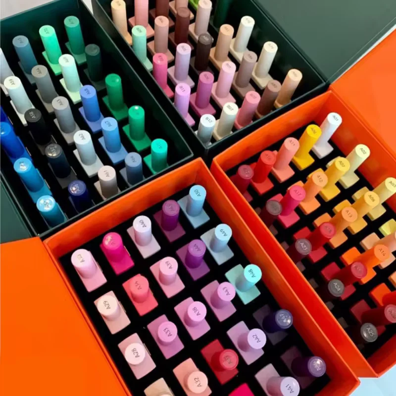 Factory Gel Nail Polish Set Wholesale Custom OEM/ODM Bottles Private Label Nail Painting Color Soak Off Led UV Gel Nail Polish