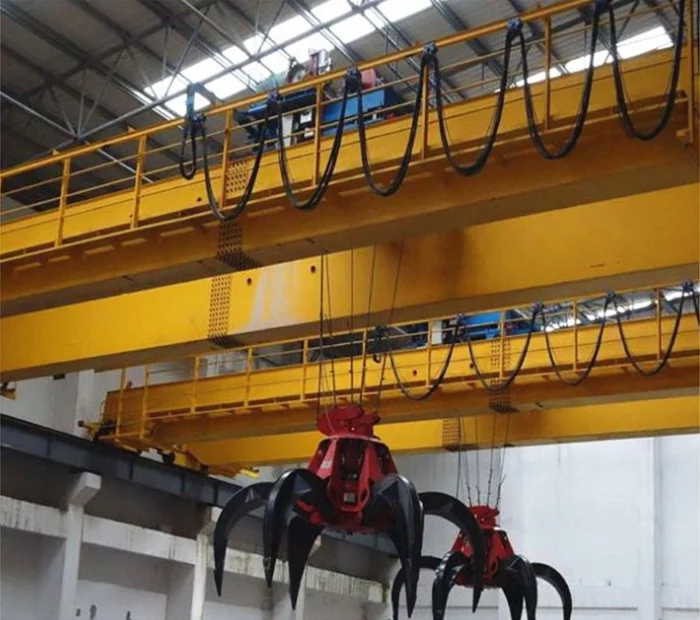 QZ Type Hydraulic Grab Crane Double Girder Grab Overhead Crane Grab Bucket Crane
