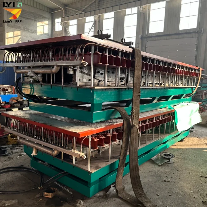 FRP Molded Grating Machine 38*38 1.22*3.66M Fiberglass Manufacturer Equipment Floor Walkway Welding Moulding Cutting Bending