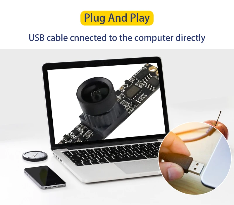 High Quality Stereo Mini Starlight 5MP 48Mp H264 Stabilized Ip  Lens Camera Module For Face Detection