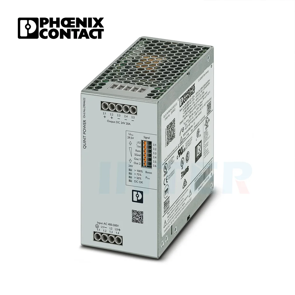 2904622 QUINT4-PS/3AC/24DC/20 блок питания Phoenix контактный импульсный источник питания