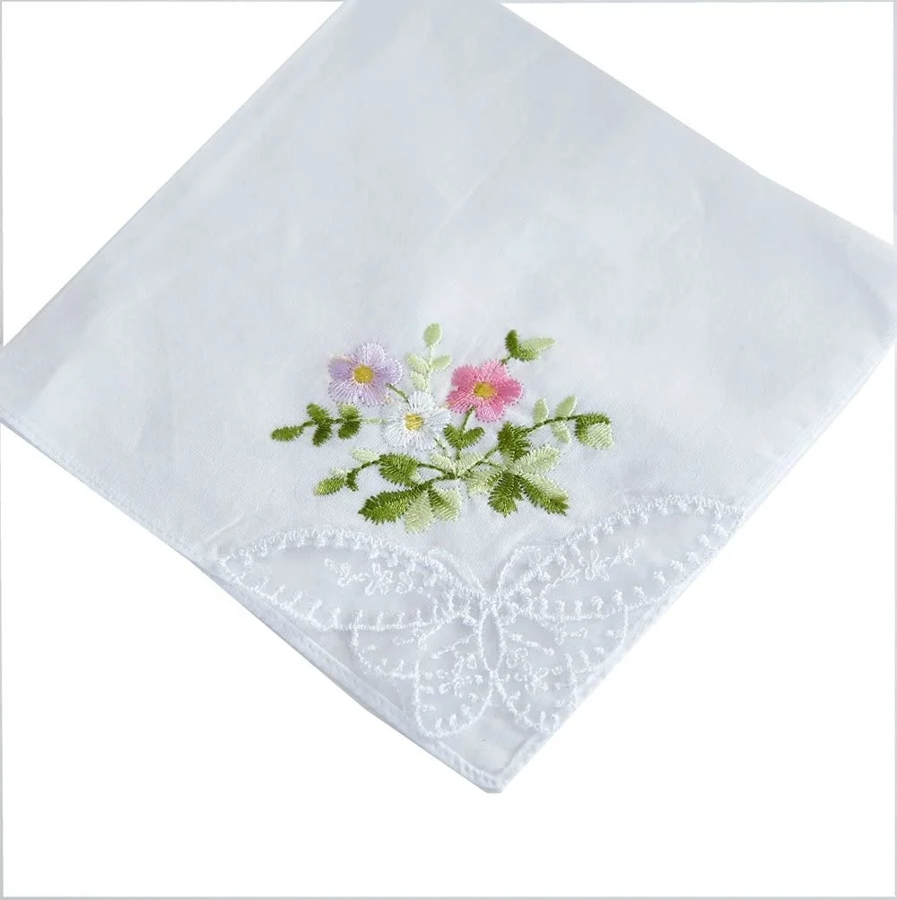 Женский хлопковый мягкий платок с цветочным принтом, модный стиль, недорогой цветочный простой жаккардовый рисунок с логотипом