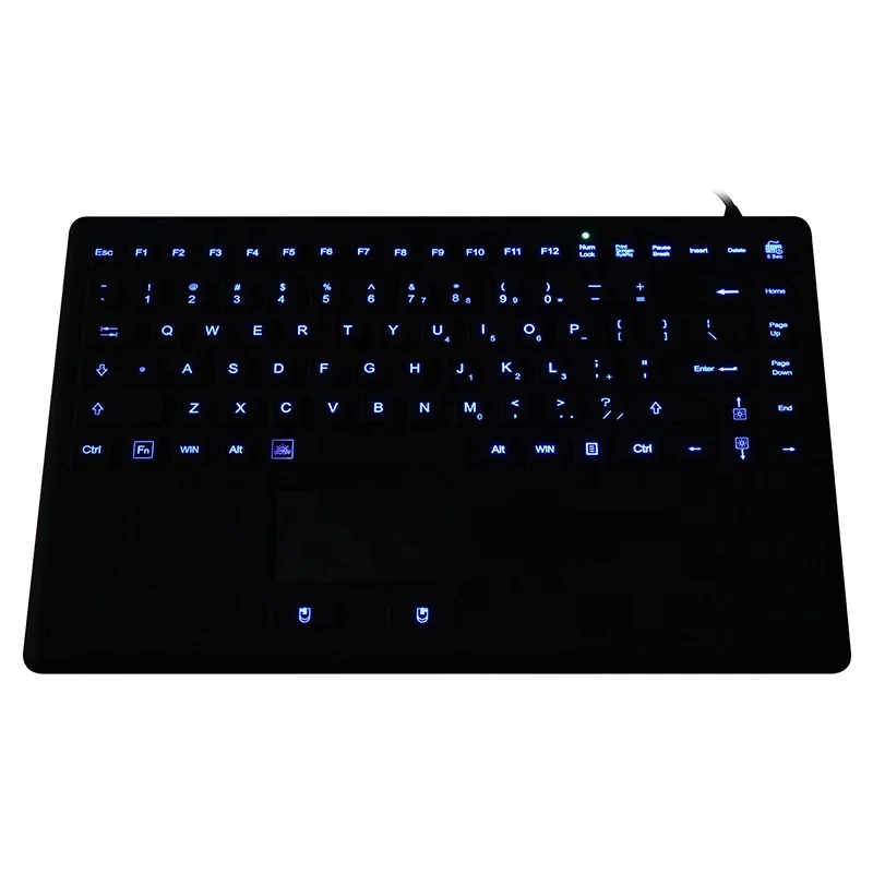 IP68 waterproof silicone keyboard is suitable for medical industrial keyboard.