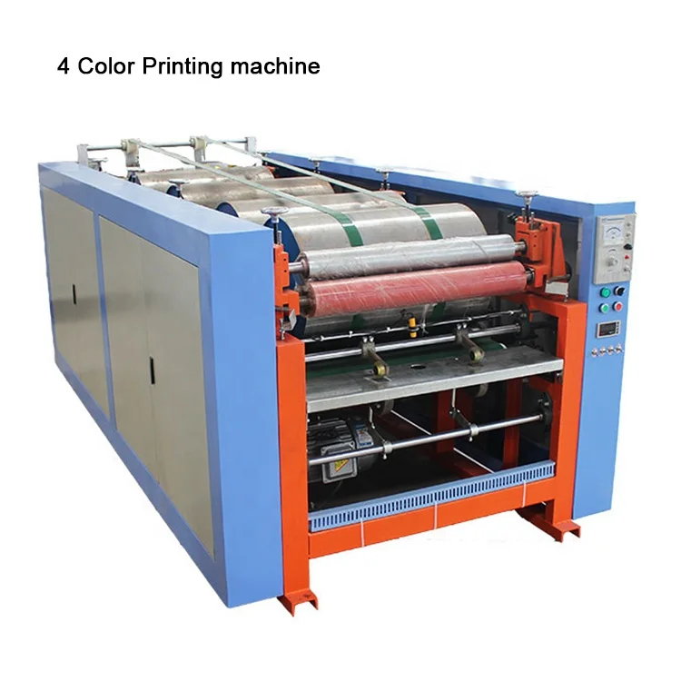 Automatic Shopper Bags Printer Roll Printing Machine Pizza Box Printing Machine