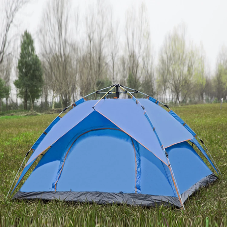 
3-4 Men Easy Up Automatic Open Folding unique frame camping set tent 
