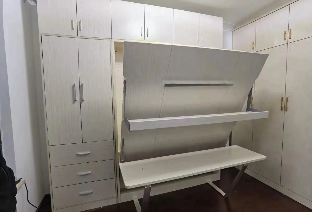 Murphy bed wall entry concealed design multi functional  high quality adjustable manual mattress folding sofa bunk bed