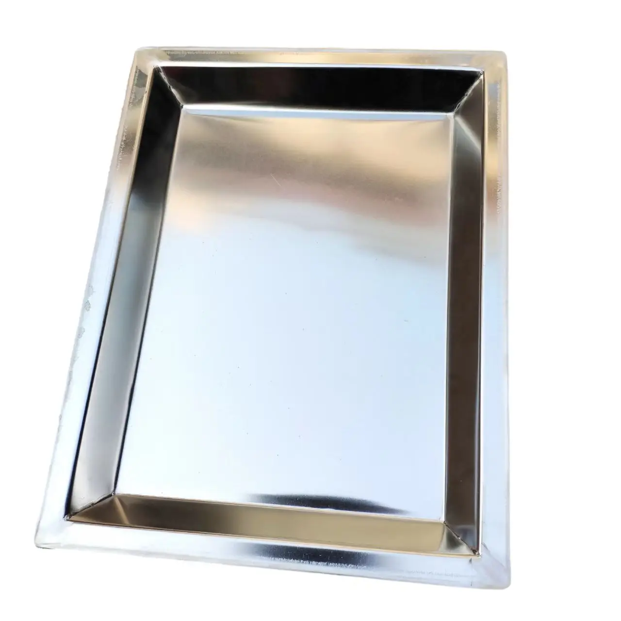 Customizable aluminum tray 304 stainless steel right angle welding manual tray baking tray for food baking