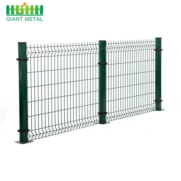 High Quality PVC Welded Galvanized Iron Wire Mesh Panel 3d Garden Perimeter Fencing