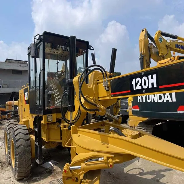 Tractor Caterpillar CAT 140G 120H 120H 140 140H Used Machine CAT 120h used Cat 140g ,140k,120h motor grader Tractor for  Sale