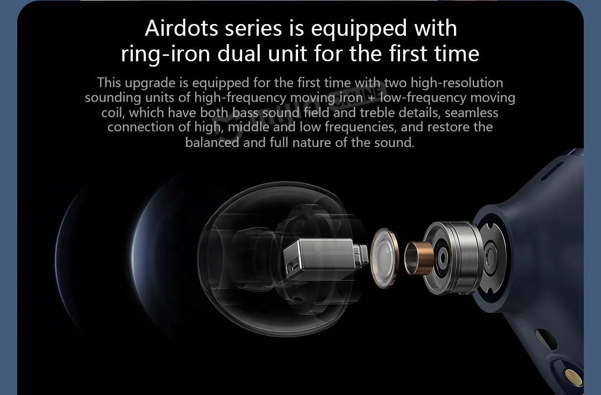 High Quality Artificial Xi ao mi Airdots 3 Different Silicone Ear tips Earbuds Headphones