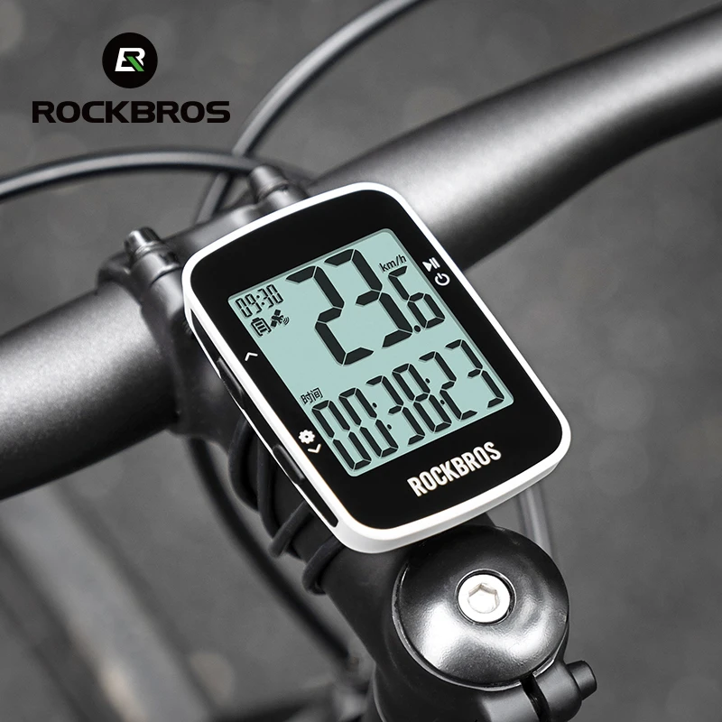 ROCKBROS Bicycle Computer Road Bike MTB Waterproof Touch Screen Cycling Speedometer Bicycle Smart GPS Code Table