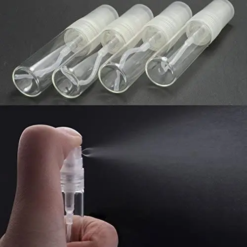 wholesale Empty 2ml 3ml 5ml 10ml fancy clear mini atomizer mist tester glass botol parfum perfume sample vials spray bottle