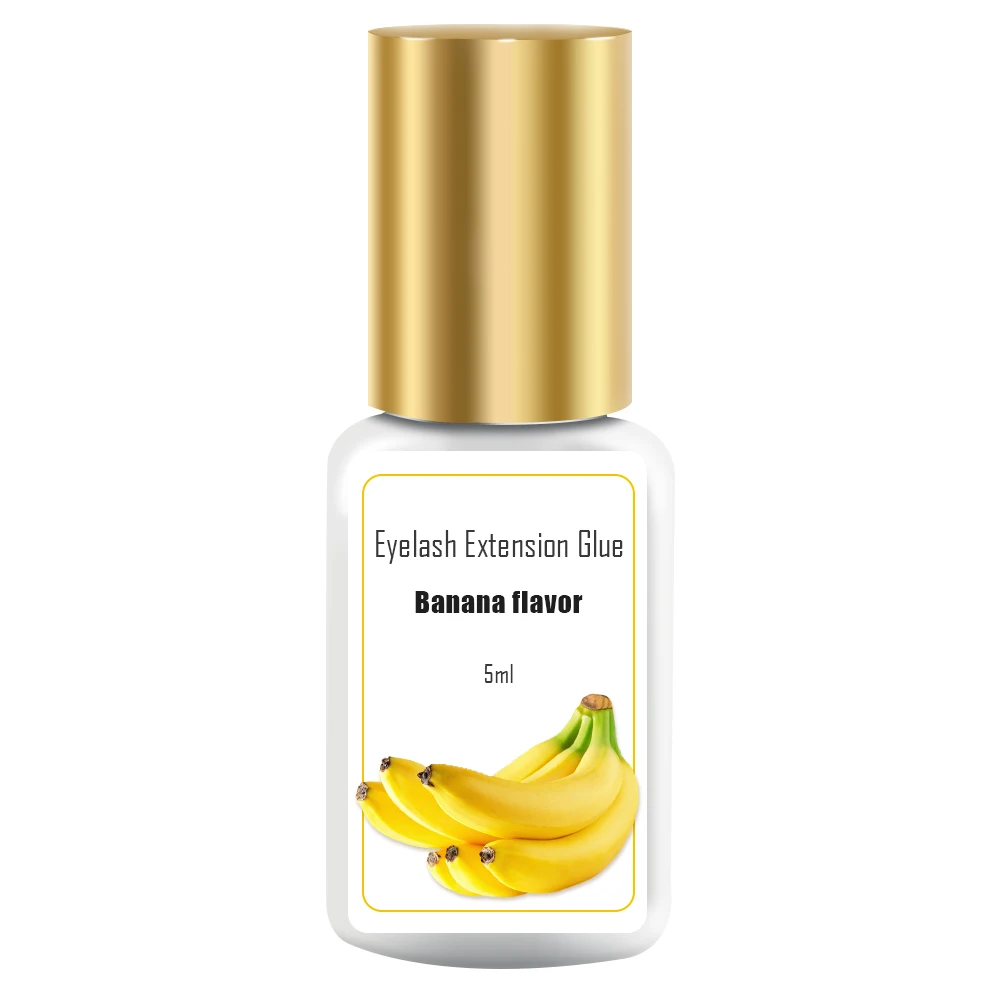 Banana Scent Latex Free Extention Korean Eye Lash Glue Eyelash Extension Eyelash Extension Glue Private Label Eyelash Glue