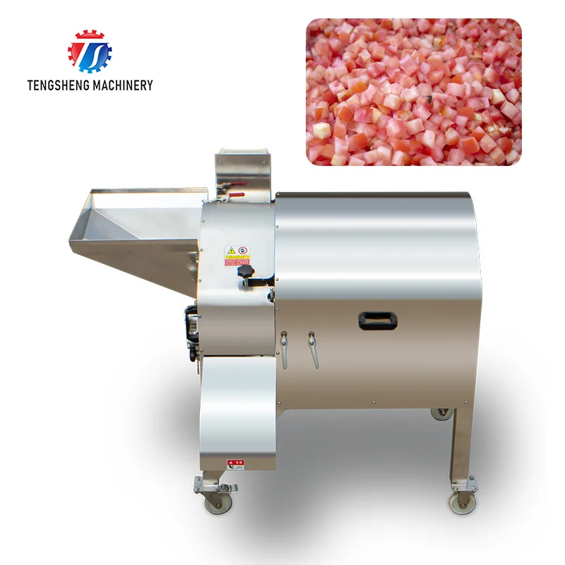 Largre-Scale Industrial Vegetable Fruit Salad Cube Cutting Dicing Food Processing Machine (TS-Q180D)