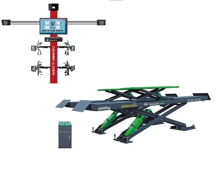 3D wheel alignment lift automotive lift car aligned lift scissor four wheel alignment machine wheel straightener maintenance