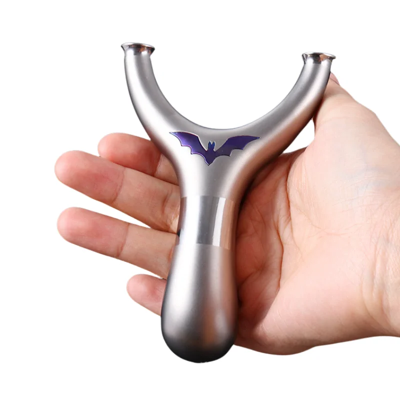 New TC21 Titanium Alloy Slingshot Flat Leather Slingshot Mirror Face Flying Tiger Outdoor Shooting Competitive Hunting