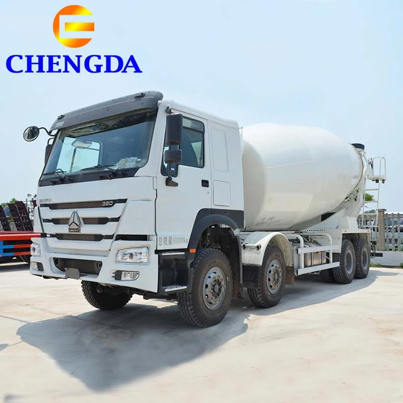 Best-selling Sinotruk Howo 375hp 6x4 Used Sany Concrete Mixer Truck For Africa Market