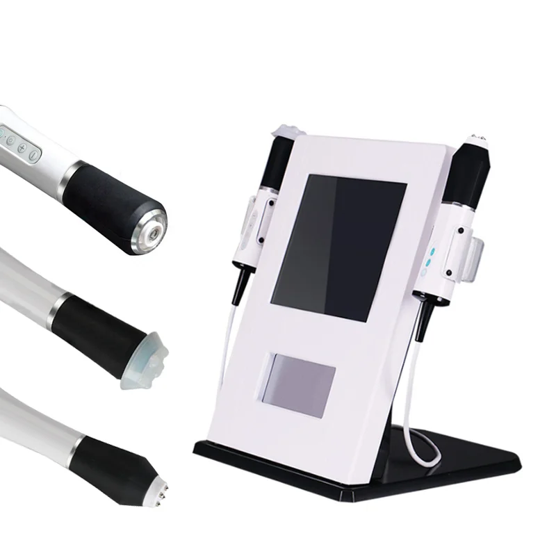3 In 1  RF Ultrasonic Skin Care CO2 Oxygen Bubble Exfoliate Oxygen-Geno Facial Machine
