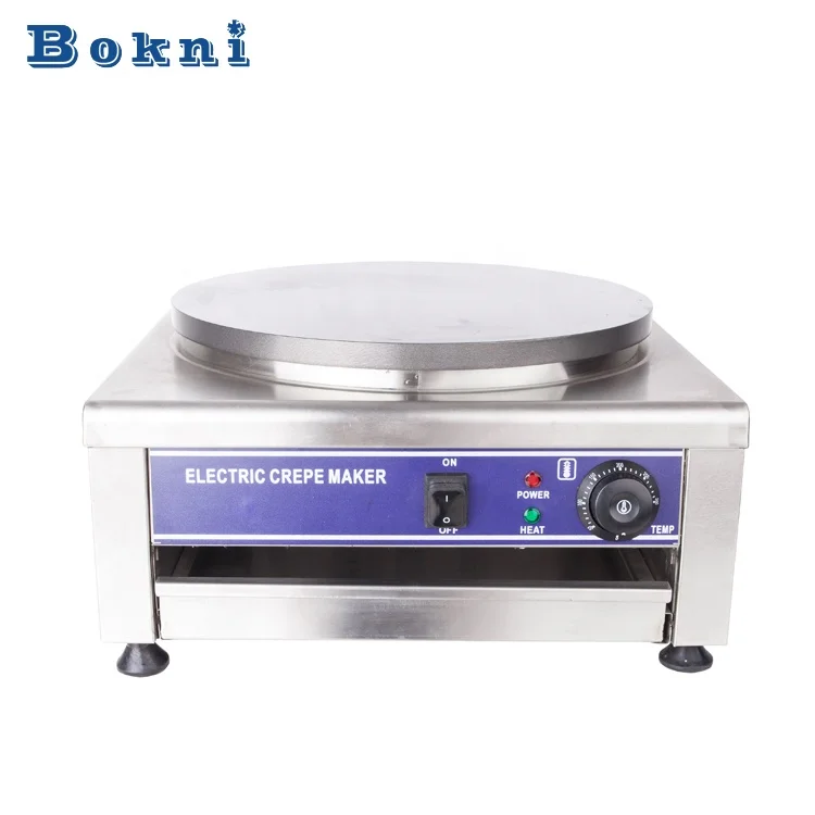 Commercial Automatic Pancake Maker Machine Crepe Makers and Hot Plate Industrial Single Head Electric Crepe Making Machine