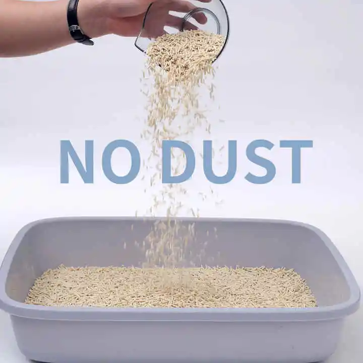 Hot Selling Cat Litter Box Flushable Comfortable Sand Excellent Deodorizing Effect Inspired Raw Bean Curd Corn Starch